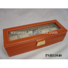 leather watch box for 5 watches manufacturer wholesales